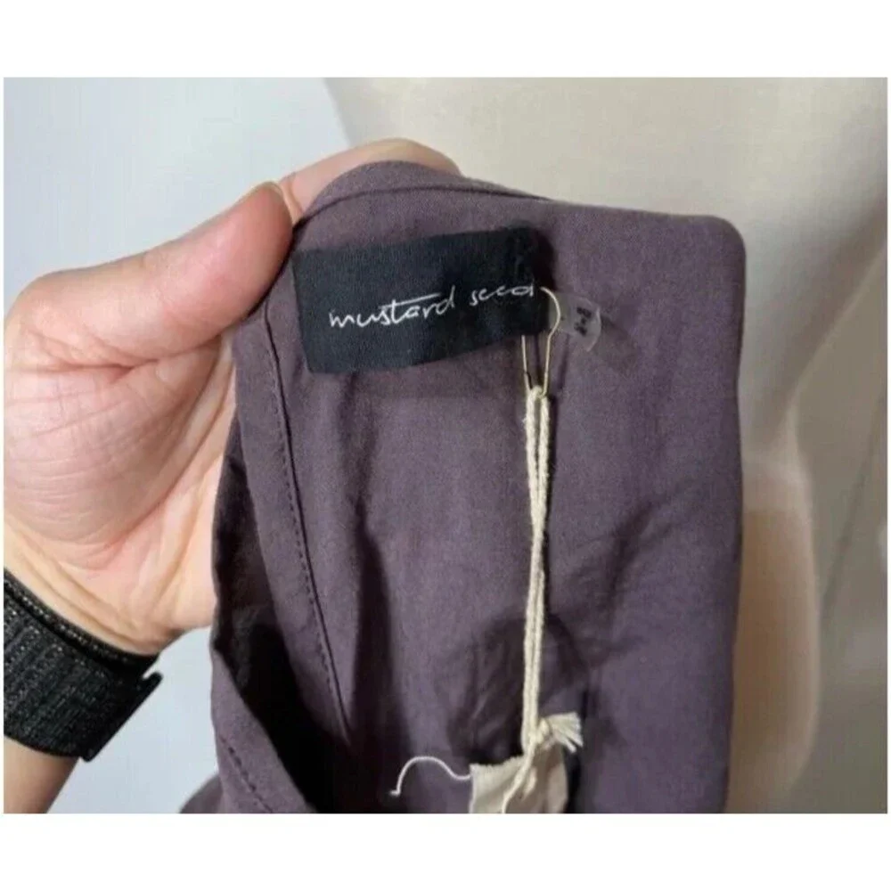 Mustard Seed Cold Should Blouse Size Large‎ Style #SH11549 NWT